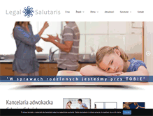 Tablet Screenshot of legalsalutaris.pl